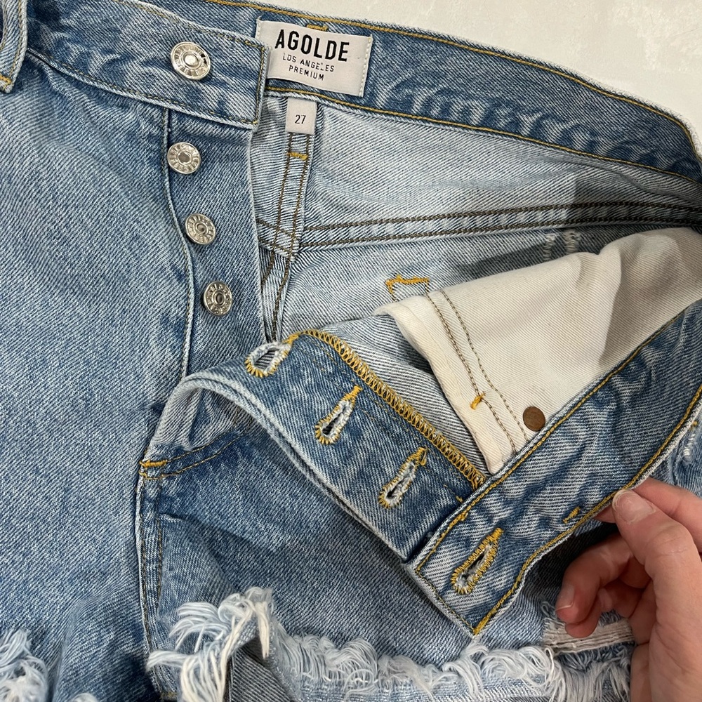 Denim shorts